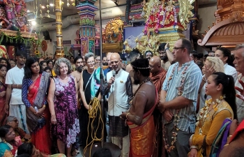 Annual temple festival organised by Hindu association "Saivanerikoodam" in Berne for organising in partnership with "House of Religions" on 30 August 2024 